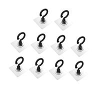 ISCBAFYX 10pcs Crochet de Plafond Pivotant Cintre de Veste Cintre en Métal Crochets de Rideau de Douche Crochet de Manteau Mural Heabu Duty Crochet de Plafond Cintres de Chapeau Crochets Auto-Adhésifs