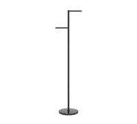 ISCBAFYX Accueil Manteau Plancher Porte-Manteau Porte-Manteau Autoportant Cintre en Métal Chambre Salon Couloir Éère Base en Marbre Voie D'entrée Organisateur De Maison Fond Blanc-Noir