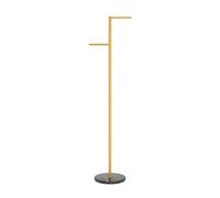 ISCBAFYX Accueil Manteau Plancher Porte-Manteau Porte-Manteau Autoportant Cintre en Métal Chambre Salon Couloir Éère Base en Marbre Voie D'entrée Organisateur De Maison Fond Or-Noir