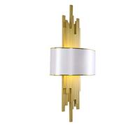 ISCBAFYX Applique, Applique Lumineuse, E14 * 2, 20W, Dressing Chambre, Salon Couloir, Villa Terrasse, Balcon./Noir/Lumière Neutre/Blanc/Lumière Neutre