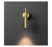 ISCBAFYX Applique Murale, brève Applique Murale LED 3 lumières de Chevet à Gradation de température de Couleur rotative pour l'éclairage de Lecture de Chambre à Coucher de Salon Or Noir Lecture