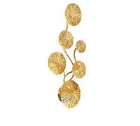 ISCBAFYX Applique Murale, Feuille d'or en cuivre, Applique Murale en V rétro, Chevet, Salon, décoration Artistique, éclairage Domestique, Appliques G4 (6 têtes, lumière Chaude)