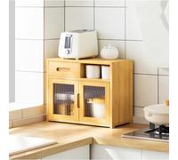 ISCBAFYX Armoire de Rangement de Table de Cuisine multifonctionnelle, Placard Multicouche, Support de Buffet pour Plats, épices Essentiels de Cuisine, Organisateur de comptoir permettant de Gagner de