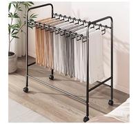 ISCBAFYX Chariot à Pantalons sur Pied, Système de Rangement pour Cintres pour Pantalons, Support de Rangement pour Organisateur de Garde-Robe pour Pantalons/Écharpes/Serviettes, Économiser de