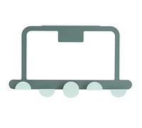 ISCBAFYX Cintre Au-Dessus De La Porte 5 Crochets Maison Salle De Bain Décoration Rack Vêtements Manteau Chapeau Serviette Cintre Bonne Charge-Matériau en Fer Forgé/Vert/39 * 23 * 3.5Cm