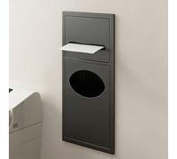 ISCBAFYX Douche étanche en Acier Inoxydable - Support de Rangement encastré pour Salle de Bain pour Articles de Toilette poubelles, Peu encombrant pour la Cuisine, Le Salon, l'hôtel la Maison