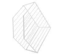 ISCBAFYX Éère d'angle Blanche à Double Couche - Grille de Cuisine en Fil métallique de 12 cm de Hauteur pour casseroles, poêles, Assiettes ustensiles de Cuisine - Éère de Rangement Peu