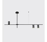 ISCBAFYX Lampe pendante Minimaliste en Bande métallique, plafonnier LED pour la Maison, Table à Manger intérieure, luminaire Suspendu, Cuisine Nordique, décoration de Salon,