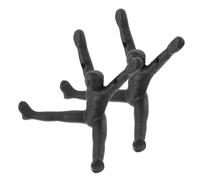 ISCBAFYX Lot de 2 Crochets muraux en Fonte pour équipement d'escalade Manteaux - Décoration d'intérieur Rustique, Crochets de Style Vintage pour entrée, vestiaire ou Utilisation en extérieur