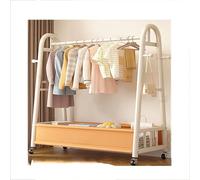 ISCBAFYX Porte-Manteau Autoportant, Cintre Mobile pour Salon Intérieur, Boutique, Chambre À Coucher Stockage D'affichage Au Détail.Blanc,C 150×41×150cm