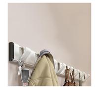 ISCBAFYX Porte-Manteau Mural rétractable, 8 Crochets Robustes pour Suspendre des Serviettes, des vêtements, des Chapeaux des clés