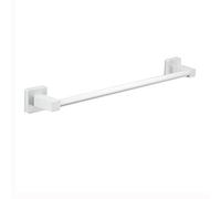 ISCBAFYX Porte-Serviettes avec vis de Montage pour torchons, Salle de Bain, Cuisine, Porte-Serviettes Blanc en Acier Inoxydable, Tige de Serviette carrée de 30 cm à 80 cm (Taille : 27,6 pouces/70 cm)