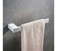 ISCBAFYX Porte-Serviettes Ensemble de matériel de Salle de Bain, Crochet pour Peignoir Blanc, Porte-Serviettes, Porte-Tige, Porte-Papier de Soie, Porte-Brosse à Dents, Accessoires de Salle de Bain,
