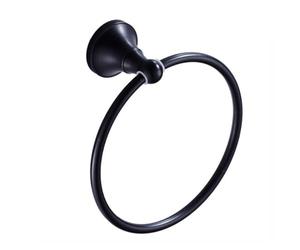 ISCBAFYX Porte-Serviettes Matériel de Salle de Bain Noir brossé, Porte-gobelet à Savon en Laiton céramique, Porte-Brosse de Toilette, Porte-Papier, Porte-Serviettes, éère Suspendue, Ensemble