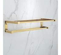 ISCBAFYX Porte-Serviettes Porte-Serviettes en Laiton Barre Murale pour Serviettes à Main Porte-Serviettes de Salle de Bain Porte-Serviettes de Cuisine Porte-Serviettes/Porte-Serviettes de Bain Pliant