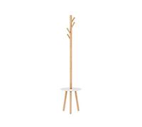ISCBAFYX Porte-vêtements, Porte-Manteau en Bois, Balcon, Chambre à Coucher, Porte-vêtements, Cintre pour Maison, Bureau, Hall d'entrée, Porte-Manteau