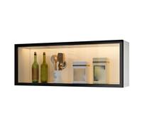 ISCBAFYX Support de Rangement d'assaisonnement de Support d'armoire Suspendu de Porte supérieure en Verre de Mur de Cuisine Multifonctionnel, Mural avec Cabine Murale