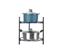 ISCBAFYX Support pour casseroles poêles Peu encombrant - Organisateur de Cuisine Efficace pour casseroles, maximise l'espace de Rangement avec Support de Placard