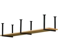ISCBAFYX Unité de Bar Suspendue au Plafond - Éère Flottante à 1 Couche pour Cuisine, Garage Restaurant, Support de casseroles, Support de Fleurs élégant 100 x 30 x 40 cm