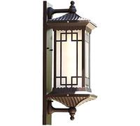 ISCBAFYX Victoria Grande Applique Murale d'extérieur 58 cm Lampe Murale Vintage Lampe extérieure étanche Lampe en Aluminium Applique résistante à l'applique Murale Intemit,A