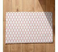 Isdreem Tapis de Bain Antidérapant Et Absorbant D'Entrée One Piece Motifs Géométriques Hall Lavable Personnalisables, 45x75cm