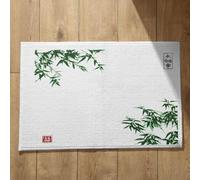 Isdreem Tapis de Bain Antidérapant Et Absorbant Personnalisé Entrée Famille Peinture À L'Encre Chine, Paysage Sol Séchage Rapide 40x60cm