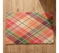Isdreem Tapis de Bain Ultra Absorbante Paillasson One Piece Texture en Treillis Sol Gamer Salle WC Surface Flanelle Douce, 40x60cm