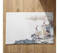 Isdreem Tapis de Bain XXL D'Entrée Couleur Peinture À L'Encre Chine, Paysage Cuisine Antidérapant Et Lavable Hall Paillassons Antidérapants 40x60cm