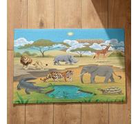 Isdreem Tapis de Sol One Piece Entrée Long Dessin Animé Mignon Salle Bain Paillasson Personnalisé Photo Motifs Personnalisables, 50x80cm