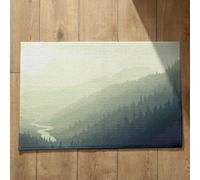 Isdreem Tapis de Sol One Piece Paillasson Attrape Poussiere Paysage Dessin Animé Bain XL Entrée Joli Tapis Absorbants, 50x80cm