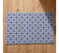 Isdreem Tapis de Sol One Piece Salle Bain WC Motif Rétro Cuisine Absorbant pour D'Entrée Intérieur Personnalisé Lavables Machine, 45x75cm