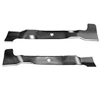 ISE® Lot de lames de rechange pour main gauche et droite pour Jonsered LT 2216 cm numéros de pièce de rechange : 532427984 et 532427985