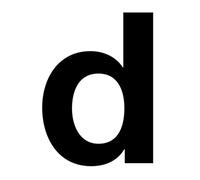 iSecur Autocollant Lettre de Maison D Noir 10 cm - kfz673d | Lettre autocollante résistante aux intempéries pour boîte aux lettres porte et extérieur