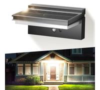 iseeway Lampe Solaire Extérieur Détecteur de Mouvement, 1500 LM Très Lumineux Lumière Murale Extérieure, Étanche IP65 Applique Solaire Exterieur 4 Modes pour Jardin, Garage, Blanc Froid