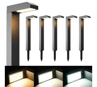 iseeway Lot 6 Lampes Solaires Extérieur, 3 Températures en 1