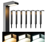 iseeway Lot 8 Lampes Solaires Extérieur, 3 Températures en 1
