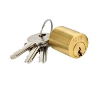 ISEO 56310801.5 Cylindre européen 80 mm Laiton poli