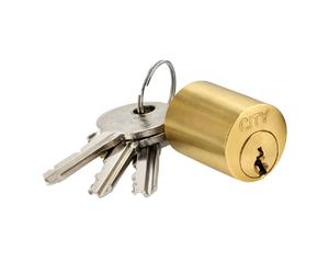 ISEO 56310801.5 Cylindre européen 80 mm Laiton poli