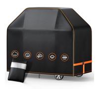 ISEYOU Housse Barbecue Exterieur, 147x61x117 cm Bache Barbecue Exterieur | Résistante 600D Oxford, Anti-UV, Anti-l'eau, Anti Vent, Antipoussière Housse Plancha pour Weber/Campingaz/Char-Broil