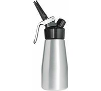 ISI Desert Whip Flasche edelstahl Gebürstet-Kopf SCHWARZ 0,5 Liter