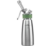 iSi Green Whip Siphon à crème fouettée végétalienne et animale - 1 l - Siphon à crème en acier inoxydable - Toutes les pièces passent au lave-vaisselle - Pour une utilisation professionnelle -