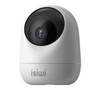 Isiwi Orb Caméra WiFi IP 2MP Interne PT motorisée Surveillance Domestique, panoramique 355°, détection de mouvements et de Sons, Audio bidirectionnel, Moniteur de bébé, Vision Nocturne