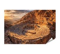 islandburner Poster de qualité supérieure - Théâtre antique dans un paysage rocheux - Tableau mural pour les amateurs d'art - Standard