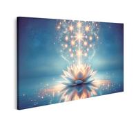islandburner Tableau mural motif fleur de lotus sur toile