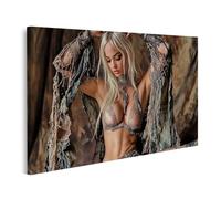 islandburner Tableau sur toile Femme dans un élégant sous-vêtement en dentelle Images murales Poster