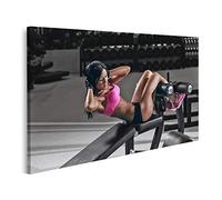 islandburner Tableau sur Toile Fitness, Femme, Sport, Sexy, Gymnase, asseoir Cadre Affiche Poster Murale Tableaux
