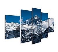 islandburner Tableau sur toile Mont Everest Montagne Sommet Sommet Monde Cadre Affiche Poster Murale Tableaux