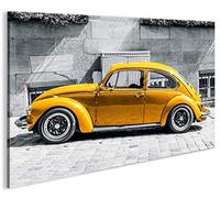 islandburner Tableau sur toile - Motif coccinelle culte - 1p XXL - Poster sur toile - Article de décoration pour salon