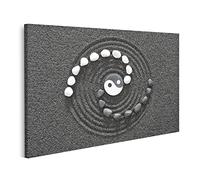 islandburner Tableau sur toile Pierres Zen Yin Et Yang Cadre Affiche Poster Murale Tableaux