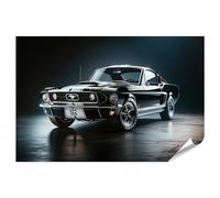 islandburner XXL Tableau Poster Voiture muscle classique design élégant Ford Mustang 1960 Premium Impression Photo